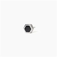 Single earring Mabina Man MONOMANIA in Silver Zircone 563706 - 563706